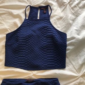 Material Girl Navy Blue Top